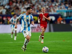 Top! Lionel Messi Cetak Gol ke-109, Argentina Melaju ke Semifinal Copa America 2024