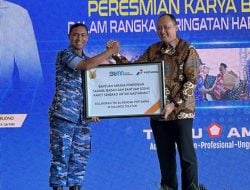 Kolaborasi Pertamina (Persero) dengan TNI AU, Beri Bantuan Sembako dan Renovasi Fasilitas Umum Senilai Rp 268 Juta
