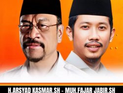 H. Arsyad Kasmar-M Fajar Jabir Mendaftar ke KPU Malam Ini