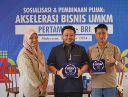 Akselerasi Bisnis UMK, Pertamina Patra Niaga Sulawesi Bersama BRI Berikan Program Pembinaan dan Sosialisasi PUMK