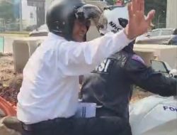 Tak Ingin Telat Ratas, Mentan Amran Terobos Kemacetan dengan Naik Motor