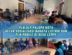 ULP Palopo Kota Gelar Sosialisasi Bahaya Listrik dan PLN Mobile di Desa Lempe