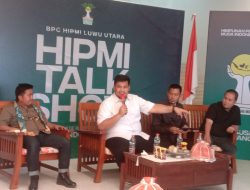 Maju Caketum HIPMI Sulsel, Andi Amar Ma’ruf Sulaiman Road Show di Lutra dengan Helikopter