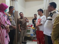 Pj Wali Kota dan Kapolres Jenguk Korban ‘Petaka Gerak Jalan’