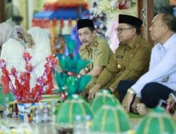 Pj Wali Kota dan Sekkot Kompak Menghadiri Peringatan Maulid di Masjid Agung