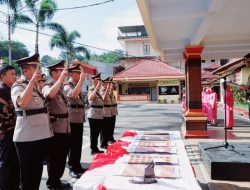 Enam Jabatan di Polres Tana Toraja Berganti, AKBP Malpa: Beri Terobosan Yang Kreatif