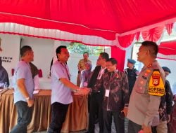 Kapolres Terjun Langsung Amankan Jalannya Rapat Pleno, 190 Personil Pengaman Diterjunkan Pengundian Nomor Urut Calon Bupati