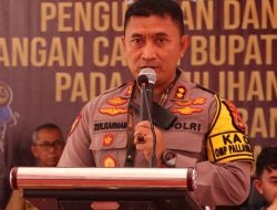 Polisi Beri Pengawalan Bagi Cabup-Cawabup