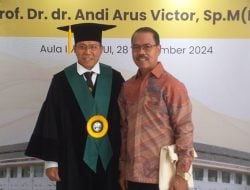 Sekjen BPP KKLR Hadiri Pengukuhan Guru Besar Mantan Ketua KKTL Prof Andi Arus Victor