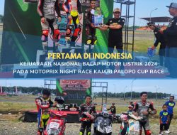 Pertama di Indonesia, Kejurnas Motoprix Kajari Palopo Cup Race Hadirkan Balap Motor Listrik