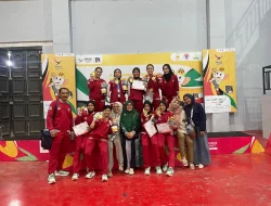 Selamat! Ikuti Jejak Ganda Putra, Tim Sepak Takraw Ganda Putri Sulsel Sumbangkan Medali Emas PON XXI