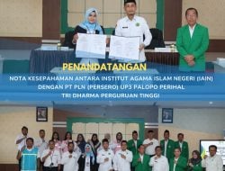 Jalin Kerja Sama dengan Kampus, PLN UP3 Palopo Sinergi dengan Institut Agama Islam Negeri (IAIN) Kota Palopo