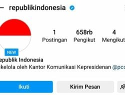 Akun Instagram Resmi Republik Indonesia Dibuat, Begini Tanggapan Istana