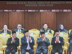 Presiden Terpilih Prabowo, Mentan Amran, Menko Ekonomi Hartarto dan Menko Polhukam Hadi Hadir Sidang Awal Masa Jabatan Anggota DPR, MPR, dan DPD RI