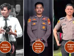 Lima Polisi Cakep Kawal Calon Calon Wali Kota dan Wakil Wali Kota Palopo