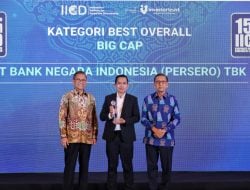 Konsisten Meningkatkan Kualitas Implementasi GCG, BNI Kembali Raih Predikat ‘The Best Overall in Corporate Governance’