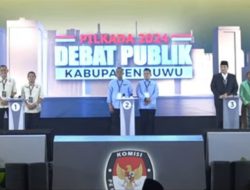 Tiga Paslon Saling Banggakan Program Unggulan Pada Debat Pilkada Luwu di Makassar