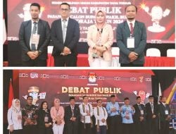 KPU Tana Toraja Sukses Menggelar Debat Publik Paslon Bupati dan Wakil Bupati di Tammuan Mali’ Makale