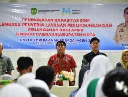 Buka Bimtek Forum Anak Sebagai Agen Pelopor dan Pelaporan, Kadis DP3A: Bisa Dorong Putra-Putri Lebih Peka Terhadap Lingkungan