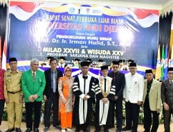 Unanda Palopo Wisuda 539 Sarjana dan Kukuhkan Prof Irman Halid Sebagai Guru Besar, Asisten I Pemkot Andi Potji: Kita Juga Tetap Mendorong Perubahan Status Penegerian