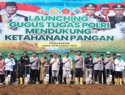 Mentan Bersama Kapolri dan Panglima TNI Launching Program Swasembada Pangan