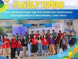 PLN ULP Tomoni Gelar Sosialisasi Keselamatan Ketenagalistrikan di Desa Maleku