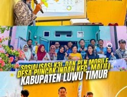 PLN ULP Malili Sosialisasikan Keselamatan Ketenagalistrikan dan PLN Mobile di Kantor Desa Puncak Indah Luwu Timur