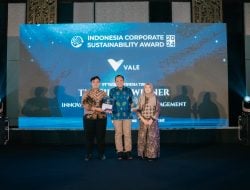 Terapkan Praktik Bisnis Berkelanjutan, PT Vale IGP Morowali Raih Penghargaan Indonesia Corporate Sustainability Award 2024