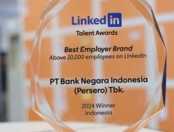 Sabet Best Employer Brand on LinkedIn Talent Awards Indonesia 2024, BNI Pimpin Masa Depan Dunia Kerja