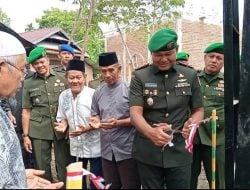 Letkol Arm Kabit Bintoro Priyambodo SIP Resmikan Sumur Bor