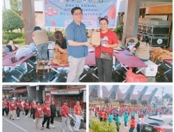 Menyambut Natal dan HUT Ketua Yayasan, YKGT RS. Elim Rantepao Gelar Jalan Santai dan Bakti Sosial Donor Darah