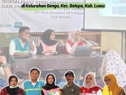 PLN Belopa Sosialisasikan Bahaya Kelistrikan dan Penggunaan Aplikasi PLN Mobile di Kelurahan Senga Kab Luwu