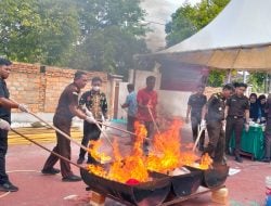 Kejaksaan Negeri Luwu Utara Musnahkan 250,5914 Gram Narkotika Jenis Sabu