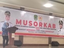 Buka Musorkab KONI Luwu Utara, Bupati Indah Harapkan Pengurus ke Depan Lebih Berprestasi di Porprov