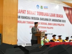 Stisip Veteran Palopo Wisuda 74 Sarjana, Kadis Pariwisata Palopo Harap Jadi Generasi Berkompoten dan Berintegritas