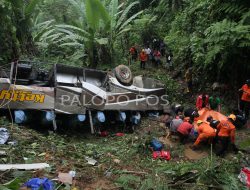 Ini Kronologi dan Data Korban Bus PO Ketty Trans Terjun ke Jurang di Battang Palopo