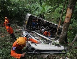 Bus Tujuan Toraja-Kendari Terjun ke Jurang 30 Meter di Battang Palopo, Empat Penumpang Tewas