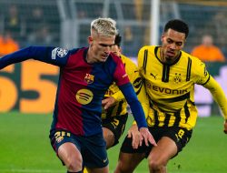 Arsenal dan Manchester City Berebut Dani Olmo dari Barcelona