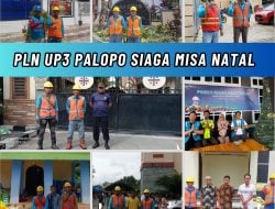 PLN UP3 PALOPO Siaga Natal: Terangi Gereja, Hadirkan Sukacita