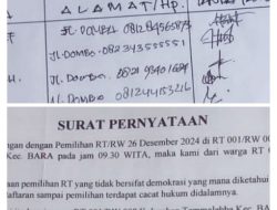 Cacat Hukum, Warga Tolak Hasil Pemilihan RT di Temmalebba, Lurah: Kami Klarifikasi Dulu