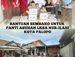 ULP Palopo Kota Salurkan Bantuan Sembako ke Panti Asuhan LKSA Nur Ilahi