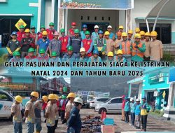 PLN ULP Rantepao Gelar Pasukan dan Peralatan untuk Siaga Natal dan Tahun Baru