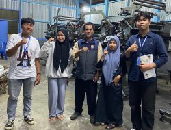 Mahasiswa UNCP Visit Percetakan Palopo Pos