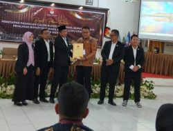 Ketua DPRD Luwu Utara Hadiri Penetapan Calon Bupati dan Wakil Bupati Luwu Utara Terpilih