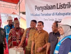 481 Masyarakat di 14 Lembang Tator, Kini Nikmati Listrik 24 Jam dari PLN