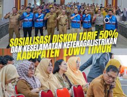 PLN ULP Malili dan Tomoni Sosialisasi Keselamatan Ketenagalistrikan dan Diskon Tarif 50% Pada Jajaran Pemda Luwu Timur