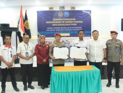 Kolaborasi, Rutan Kelas IIB Masamba dan BNN Kota Palopo Teken Perjanjian Kerjasama dan Sosialisasi P4GN