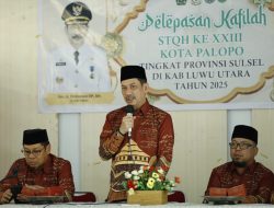 Pj Wali Kota Lepas Kafilah STQH ke Luwu Utara, Firmanza: Lakukan yang Terbaik, Harumkan Nama Palopo