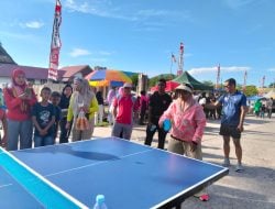 Dilaunching Bupati Luwu Utara, Warga Antusias Datangi Arena  Car Free Day di Masamba, Ada Juga Pingpong Games Day