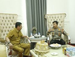 Kapolres AKBP Dedi Surya Silaturahim Pj Wali Kota